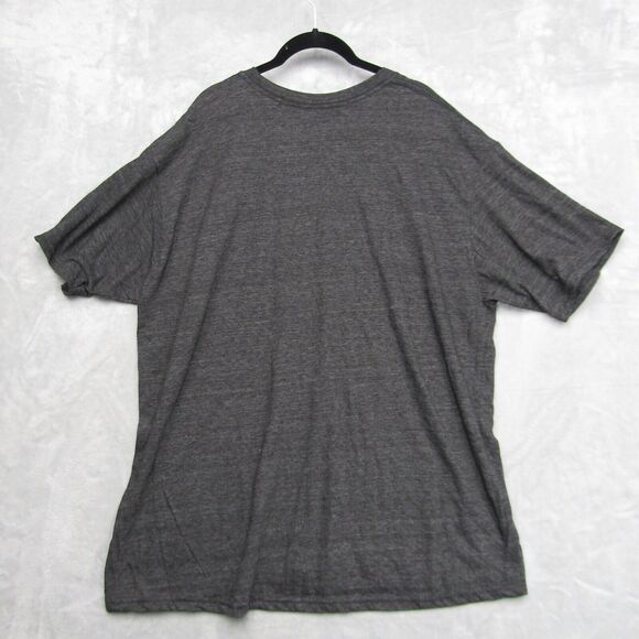 Men's Neff Checker Flag Pattern Charcoal Heather Tee T Shirt Short Sleeve XXL - Picture 7 of 8